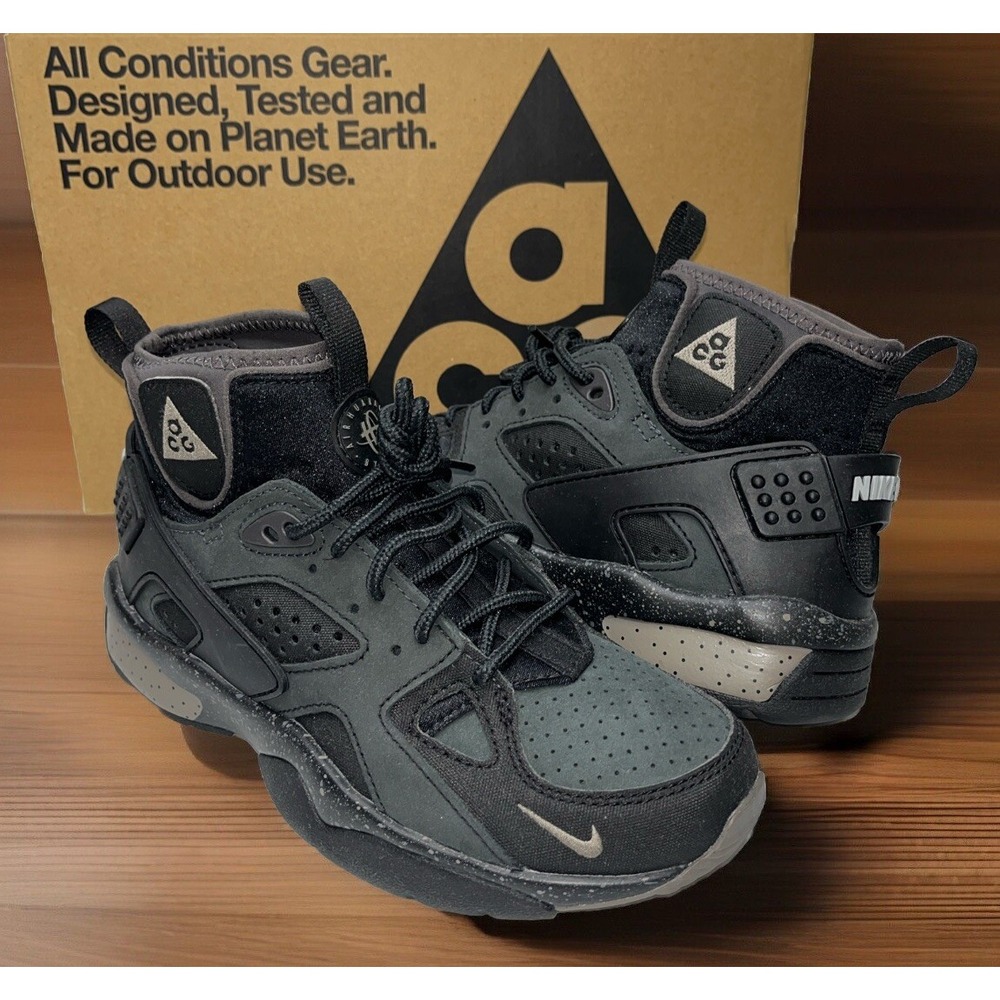 Nike ACG Air Mowabb Off Noir Olive Grey Black Sneakers Men Sz‎ 5 DM0840-001